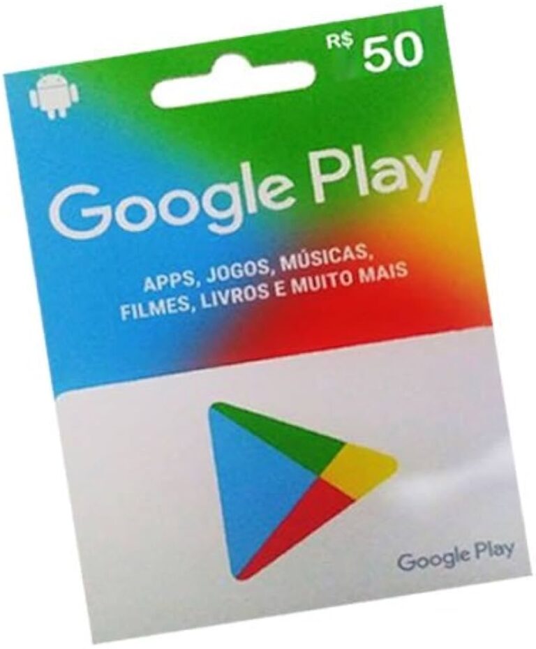 cartao de credito google play